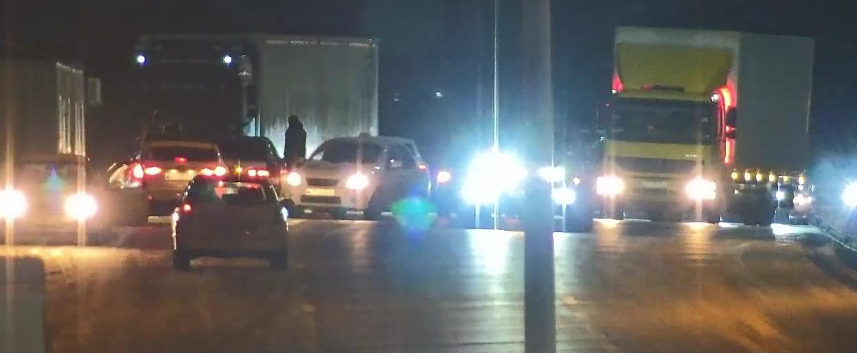 Yasamalda qəza - sıxlıq yarandı