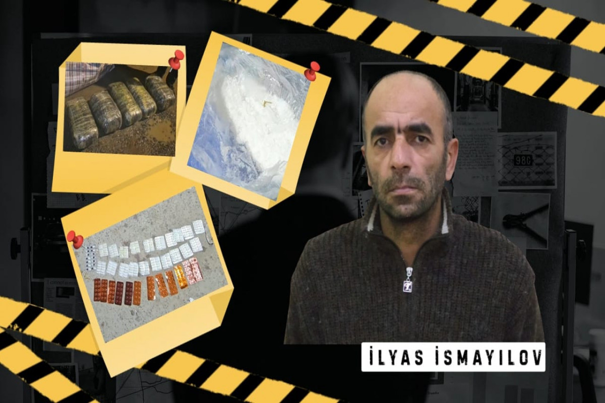 Keçmiş məhkumdan&nbsp;18 kiloqram narkotik aşkarlandı