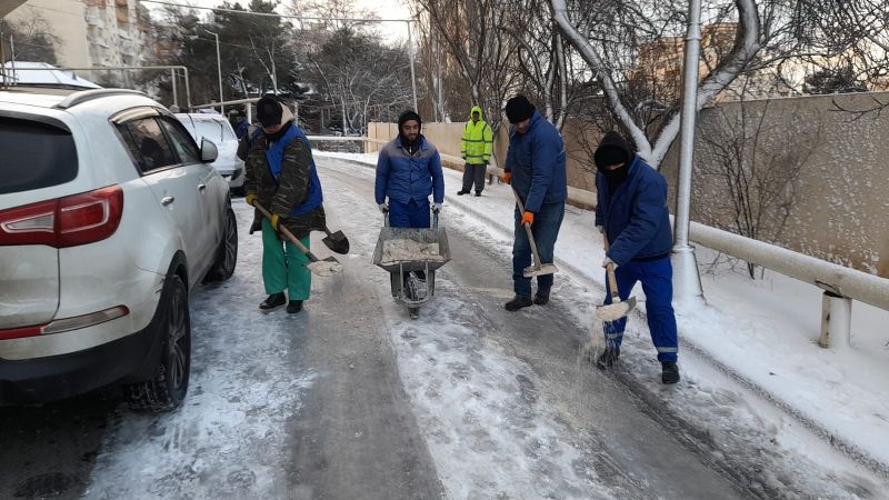 Bakıda kommunal xidmətlər gücləndirilmiş rejimə keçdi