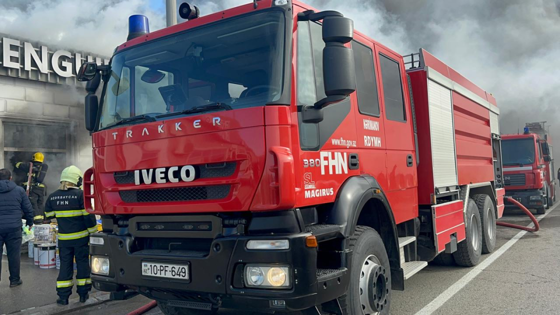 Dərnəgüldəki yanğının söndürülməsinə&nbsp;18 ədəd texnika cəlb olundu