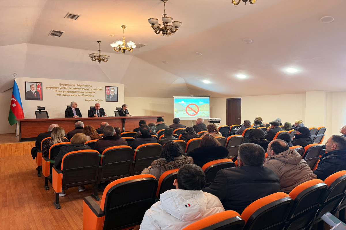 İşğaldan azad edilmiş bəzi ərazilərin sakinləri maarifləndirildi