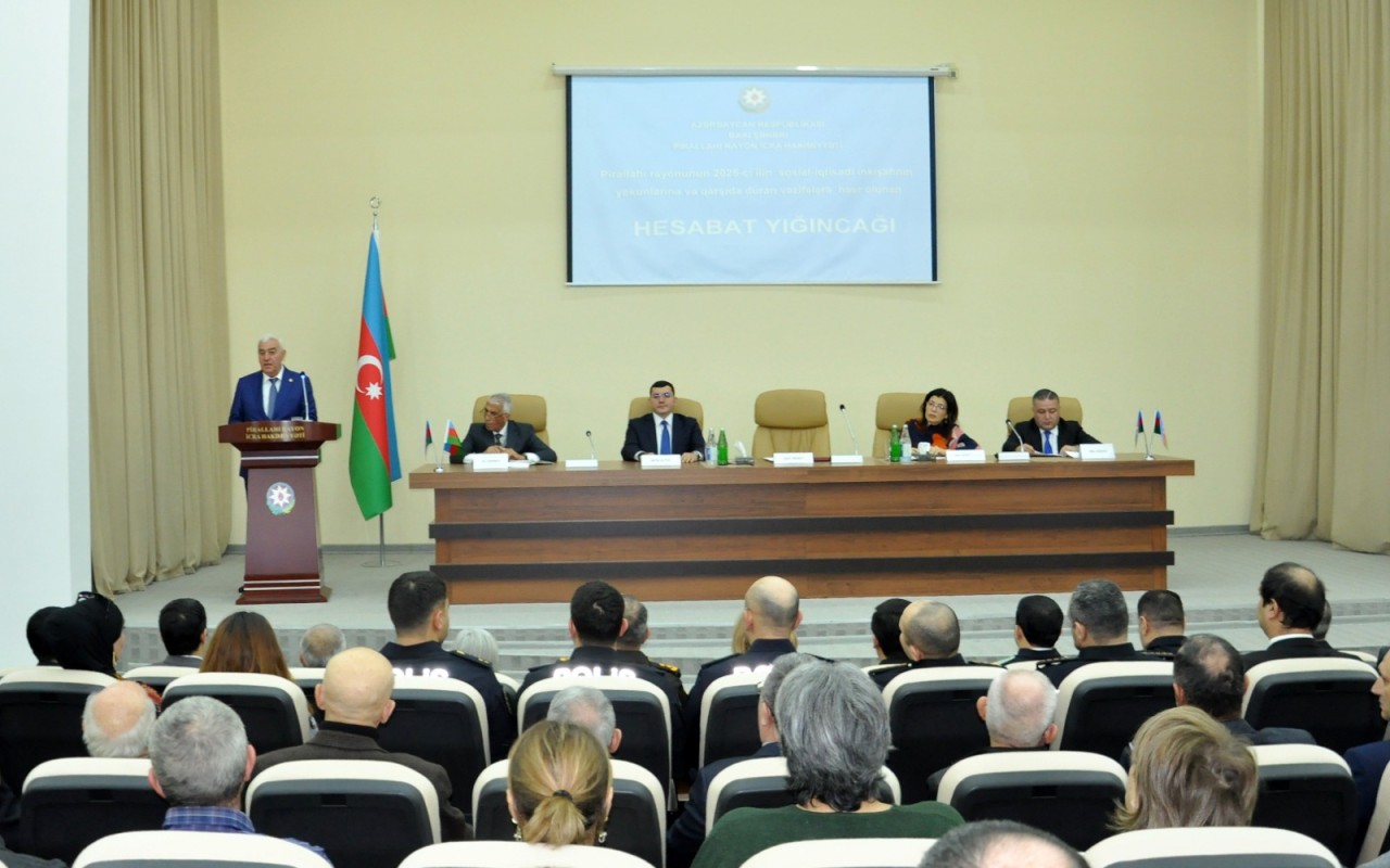 Pirallahıda hesabat yığıncağı -&nbsp;FOTOLAR