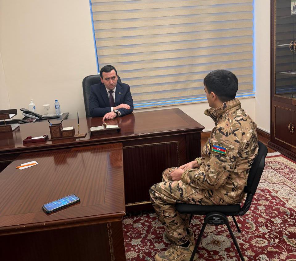 &nbsp;Mahir Süleymanlı parlamentdə seçicilərlə görüşüb