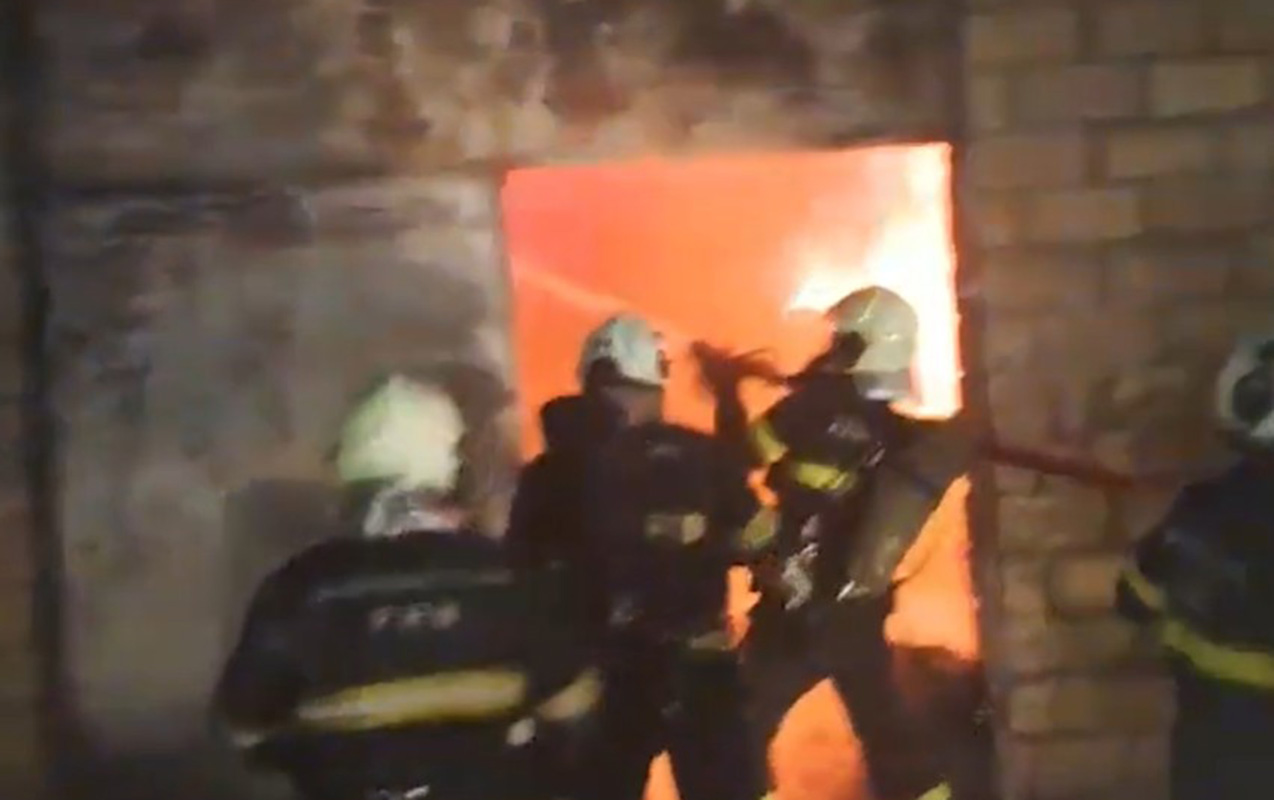 Xırdalanda anbarda güclü YANĞIN