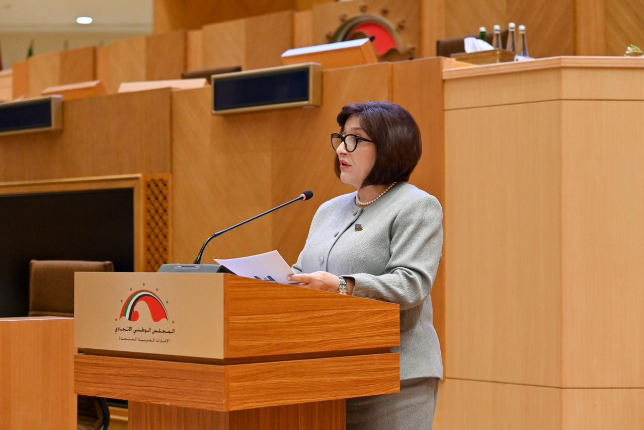 Спикер выступил на форуме в Абу-Даби - ФОТО