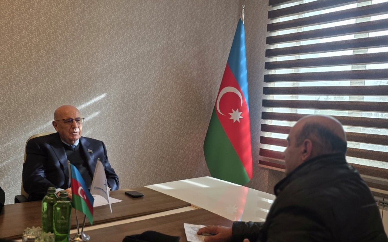 Əhliman Əmiraslanov Sabirabadda seçicilərini&nbsp;qəbul edib - FOTOLAR