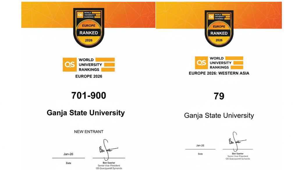 Gəncə Dövlət Universiteti ilk dəfə yer aldı
