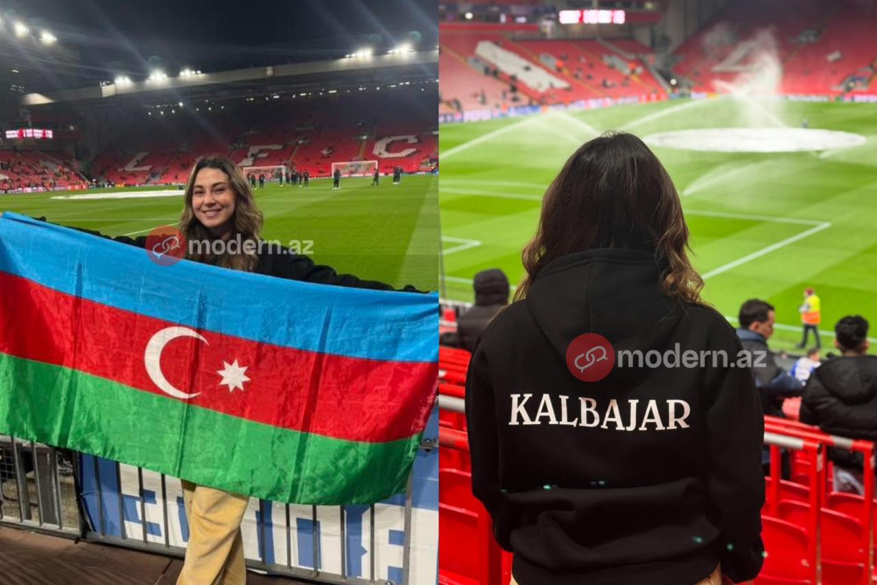 Liverpulda tarixi ana şahidlik etdim - "Qarabağ"ın oyununu canlı izləyən Aysel Sadıqova