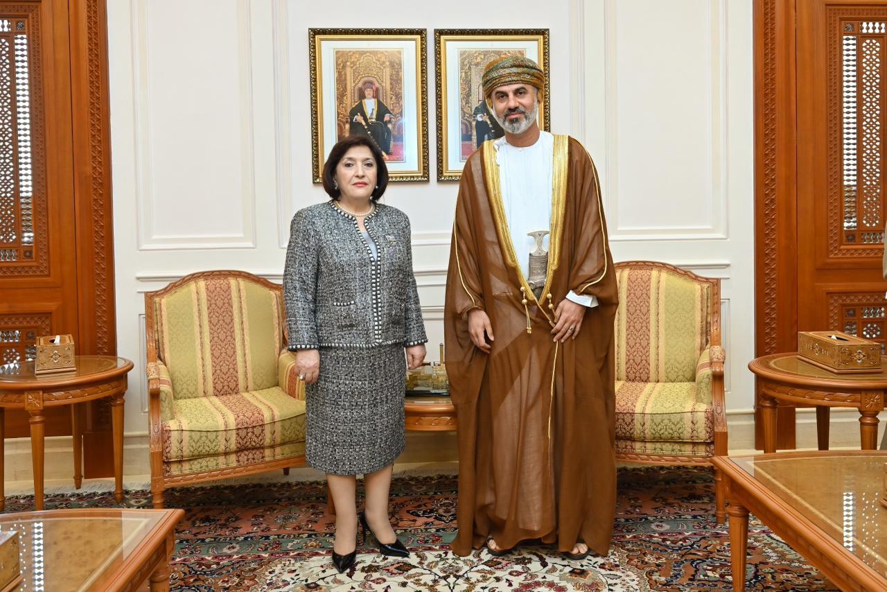 Sahibə Qafarova Oman&nbsp;Şura Məclisinin sədri ilə görüşdü