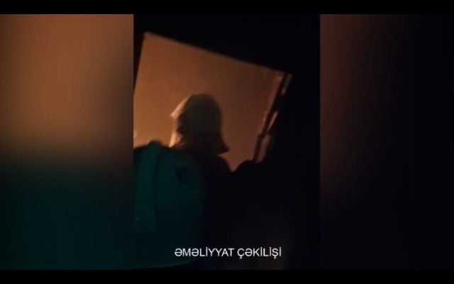 Gənclər şəhərciyindəki yanğından GÖRÜNTÜLƏR