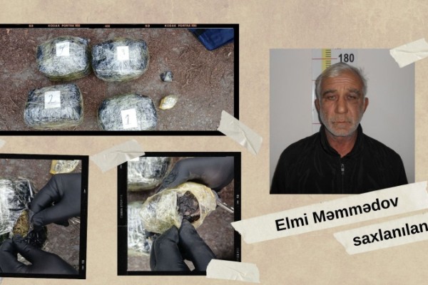 Keçmiş məhkum 5 kq narkotiklə tutuldu&nbsp;- VİDEO