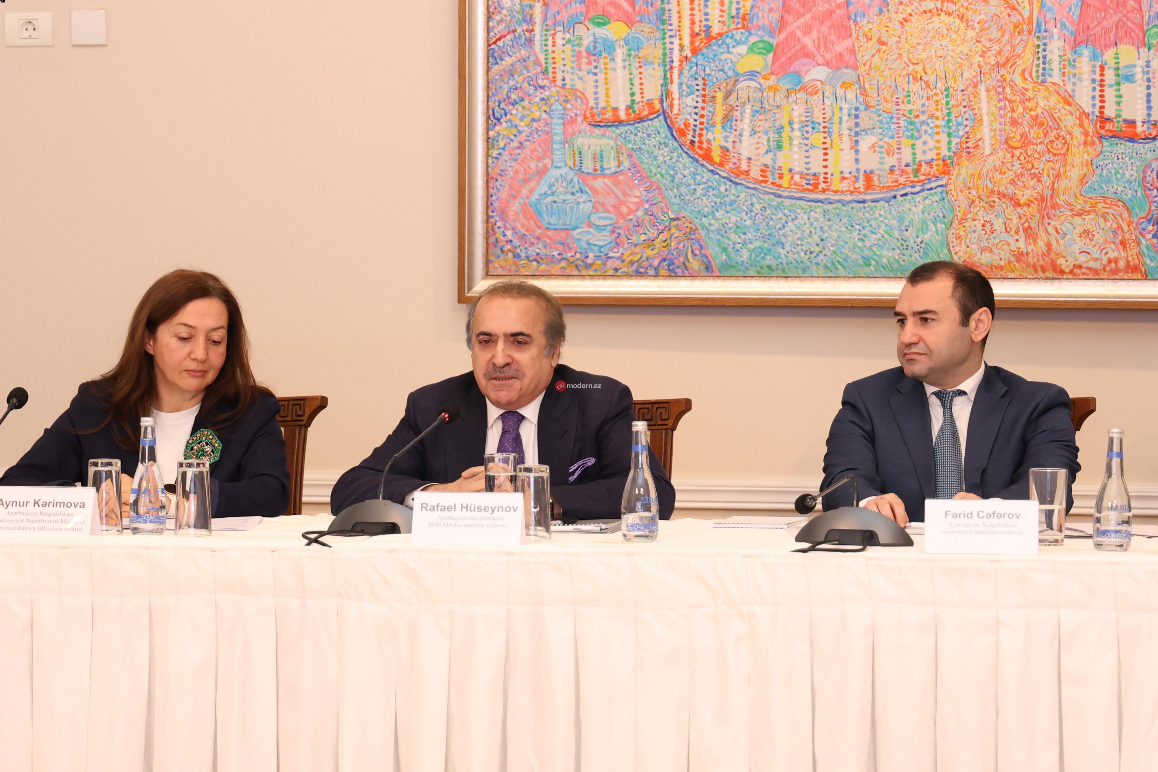 Mədəniyyət sahəsində&nbsp;yeni qanun layihələri hazırlanır - ANONS