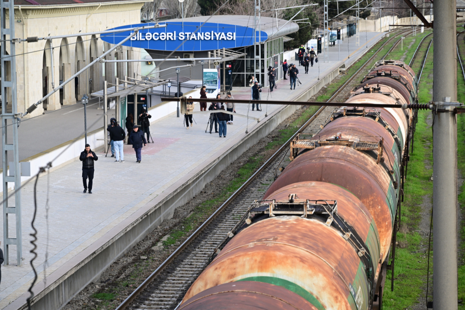 Ermənistana Rusiya taxılı daşıyan qatarı Biləcəridən&nbsp;yola düşdü