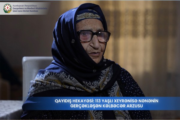 113 yaşlı nənənin gerçəkləşən Kəlbəcər arzusu - VİDEO