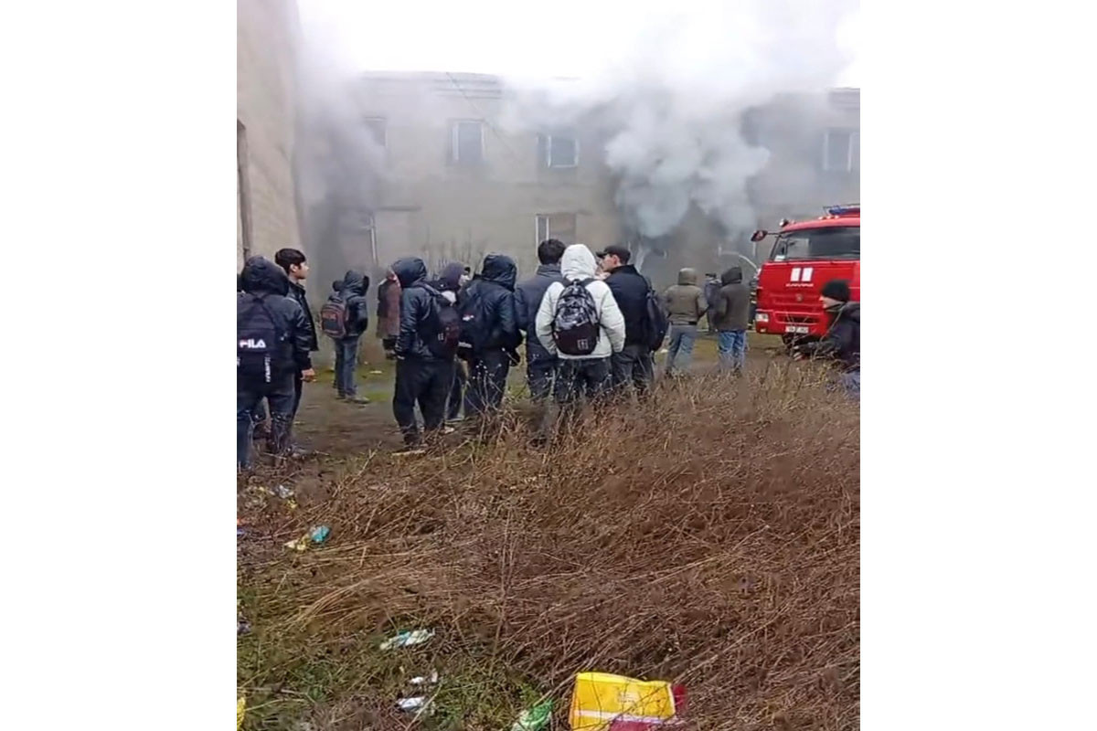 Masallıda məktəbdə yanğın - Şagirdlər təxliyə olundu