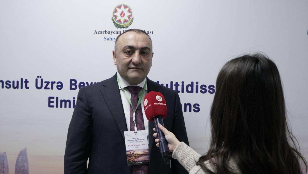 Asiman Həsənov -&nbsp;&nbsp;İnsultla mübarizədə ixtisaslaşmış&nbsp;mərkəzlər çox vacibdir&nbsp;
