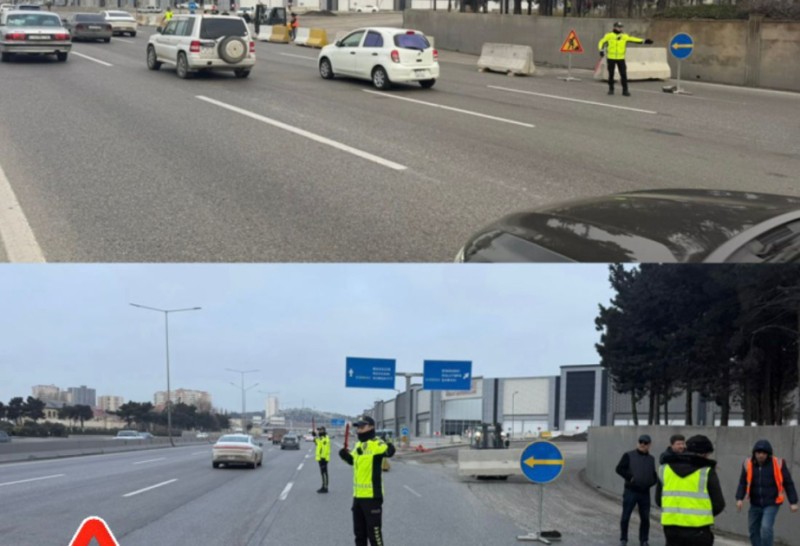 Bakı-Sumqayıt yolunda hərəkət DAYANDIRILDI
