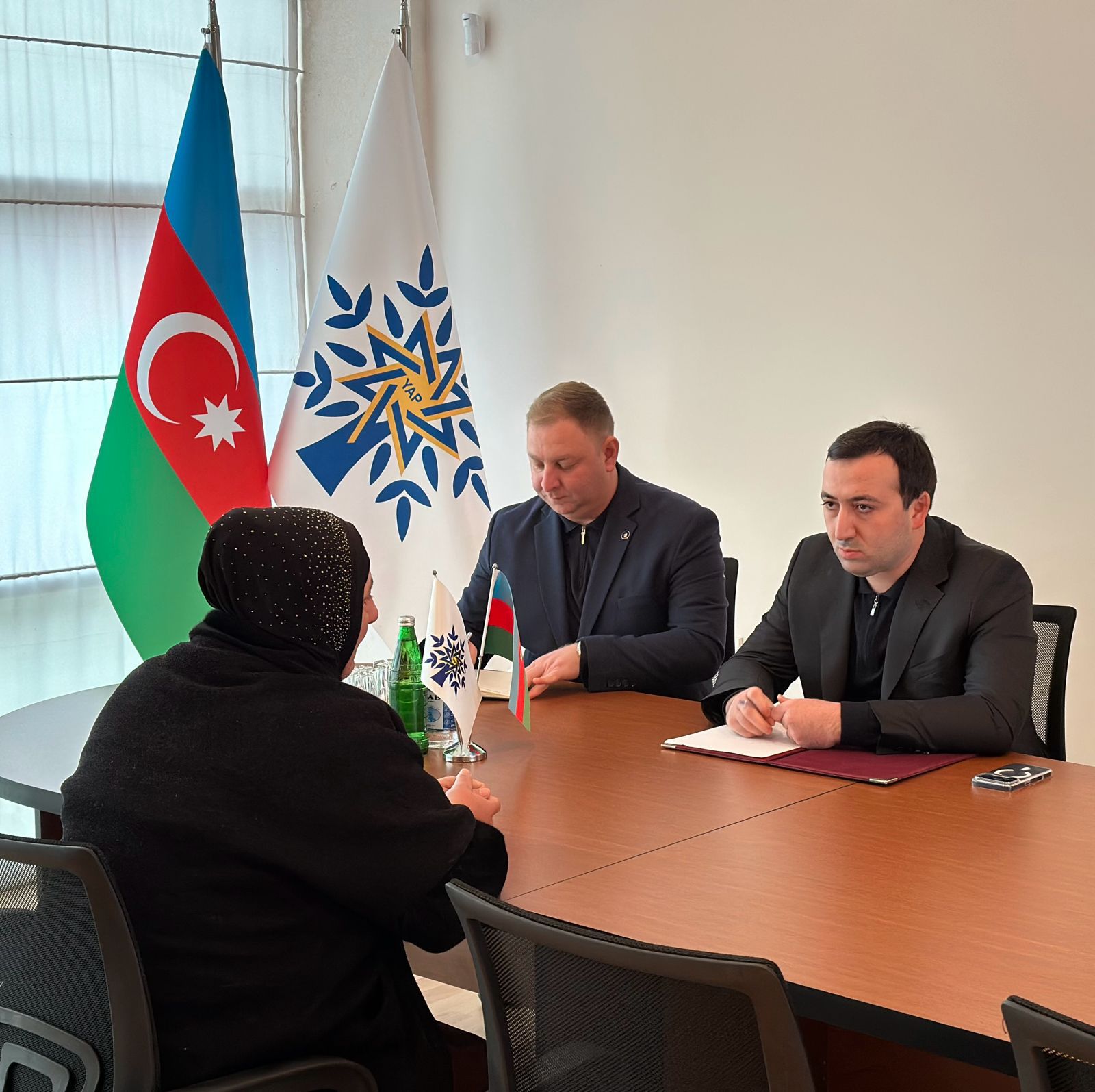 Mahir Süleymanlı seçicilərlə görüşdü - FOTOLAR