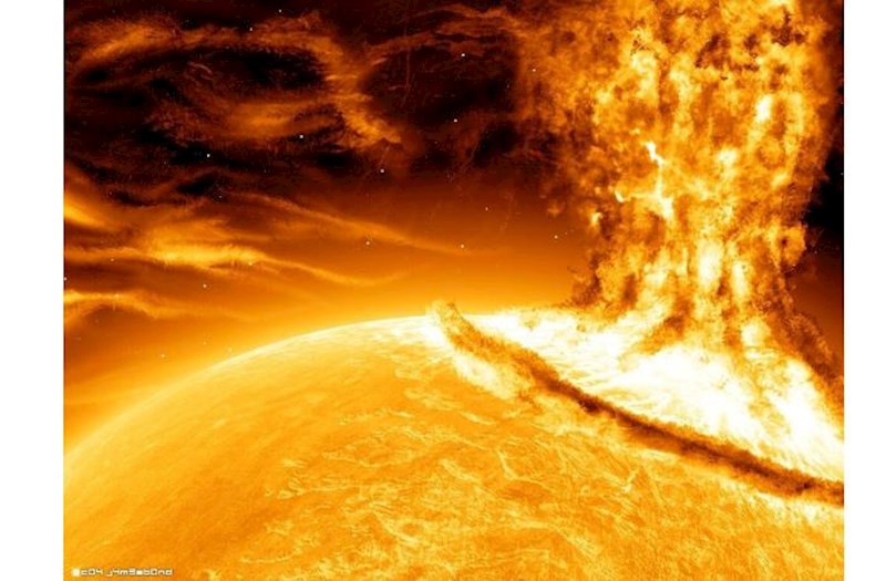 Günəşdə ardıcıl 3 güclü partlayış&nbsp;