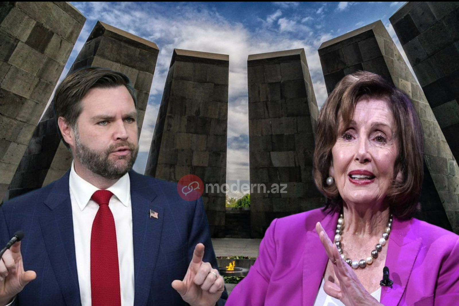 &ldquo;Erməni soyqırımı abidəsi" Venslə Pelosini DALAŞDIRDI