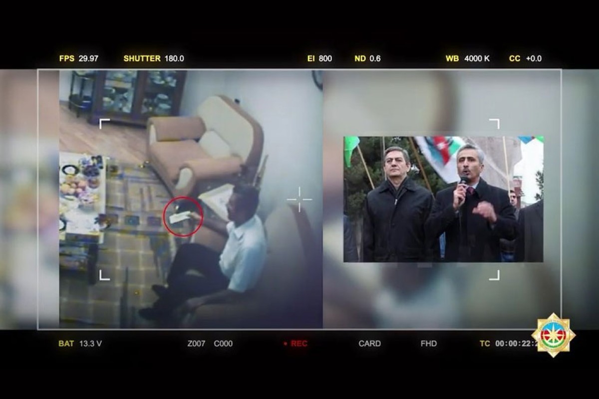 DTX Fuad Qəhrəmanlının pul almasının görüntülərini yaydı -&nbsp;VİDEO