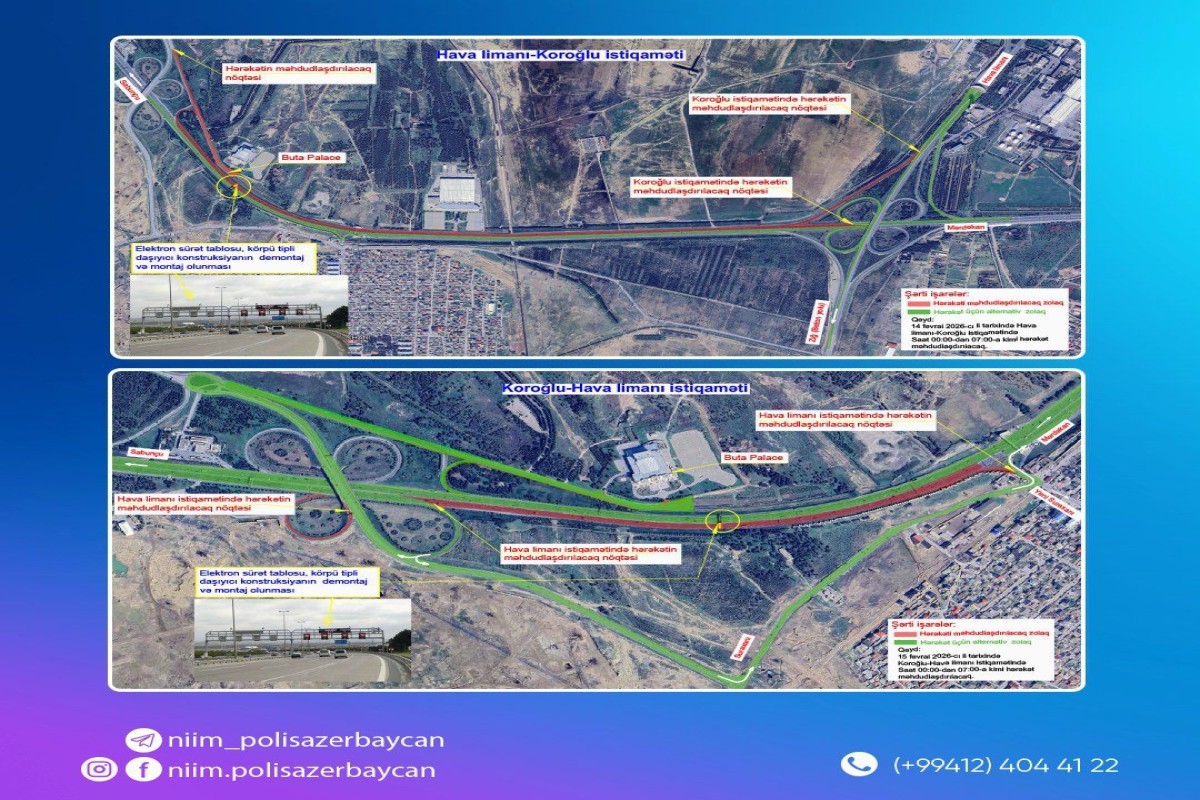 Aeroport yolunda məhdudiyyət tətbiq ediləcək