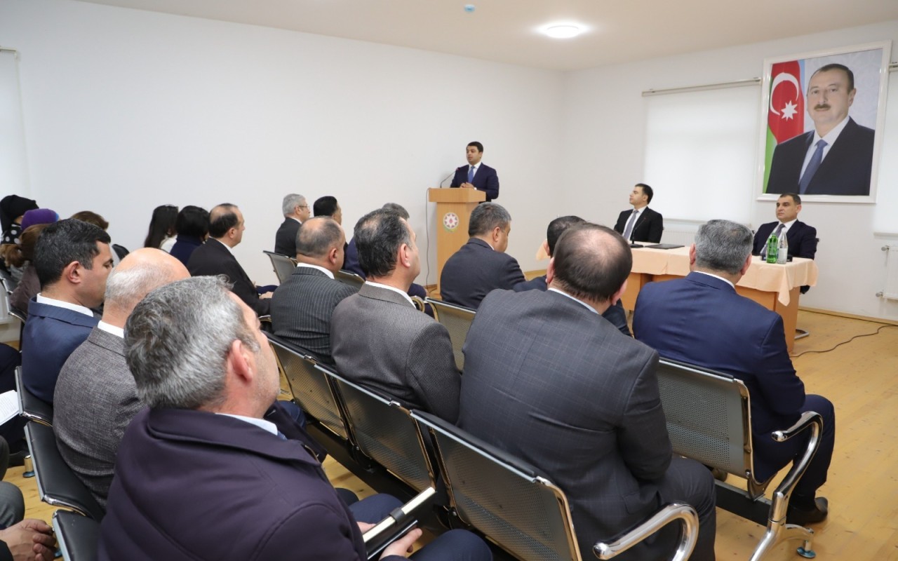 Neftçalanın icra başçısı səyyar görüş keçirdi -&nbsp;FOTOLAR