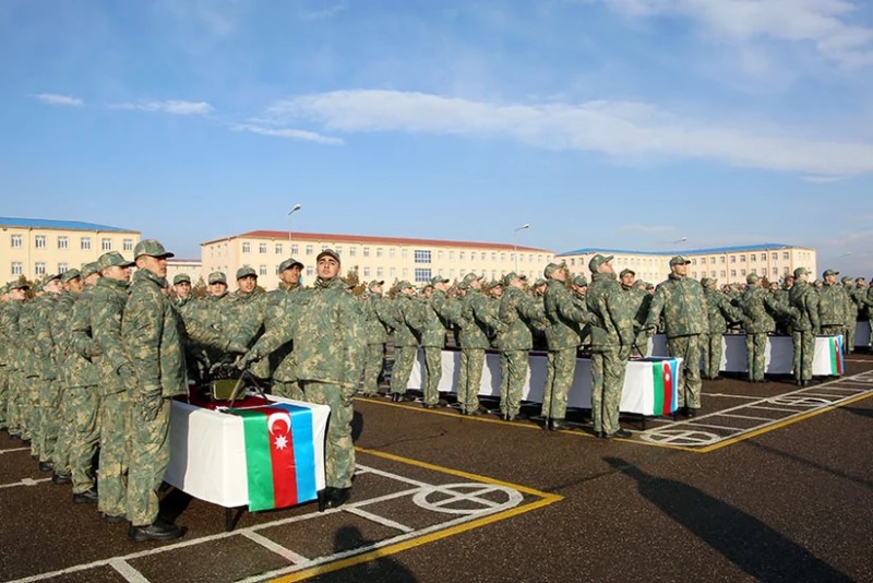 Gənc əsgərlər and içdilər&nbsp;- FOTO/VİDEO