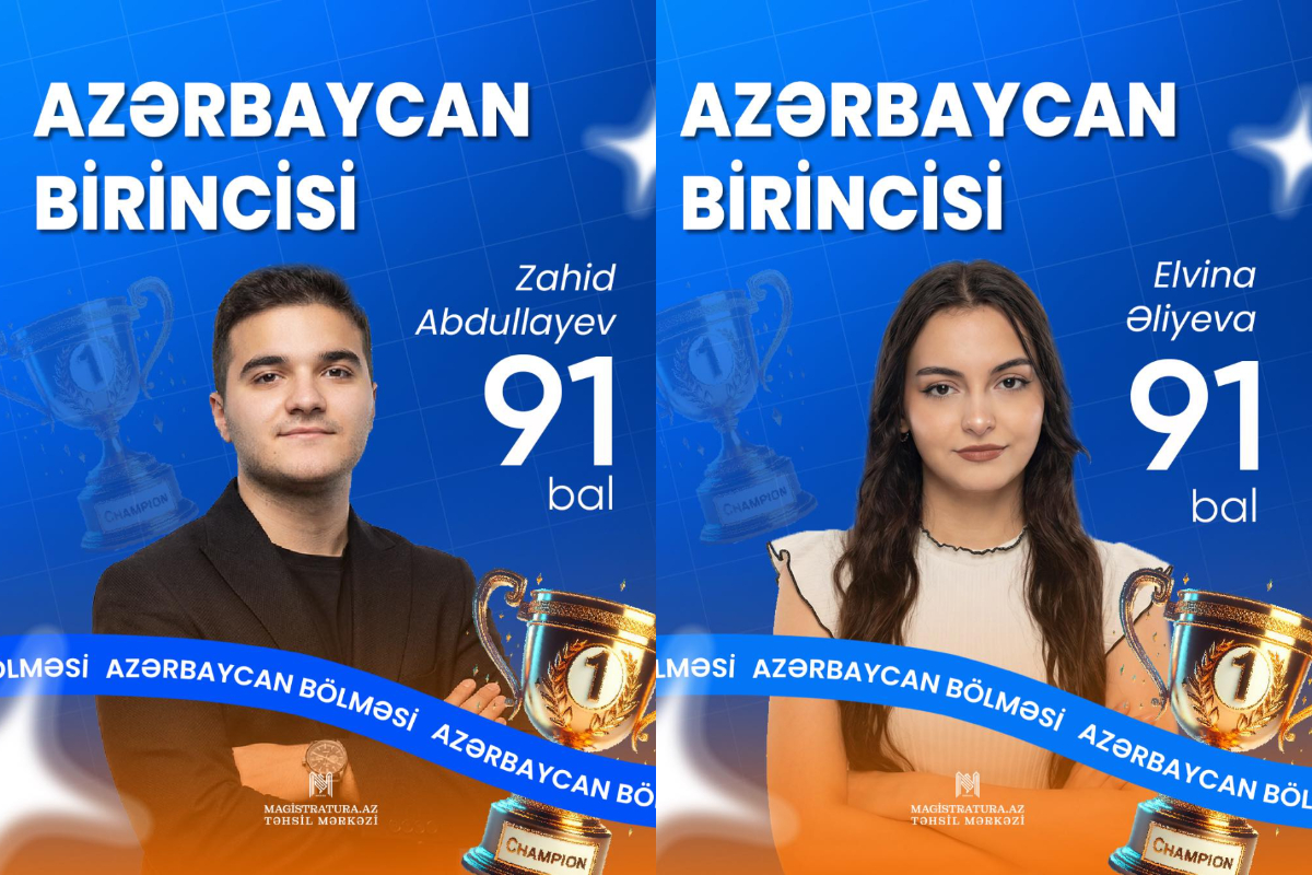 Magistratura üzrə ölkə birinciləri AÇIQLANDI&nbsp;