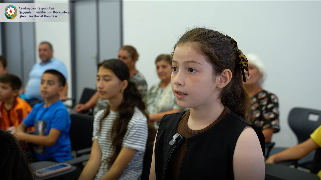 Zabuxda məktəbli uşaqlarla görüş keçirilib - VİDEO