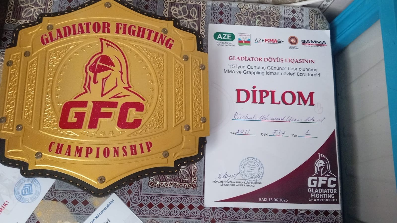 9-cu sinif şagirdimiz Avrasiya çempionatının qalibi oldu - FOTO