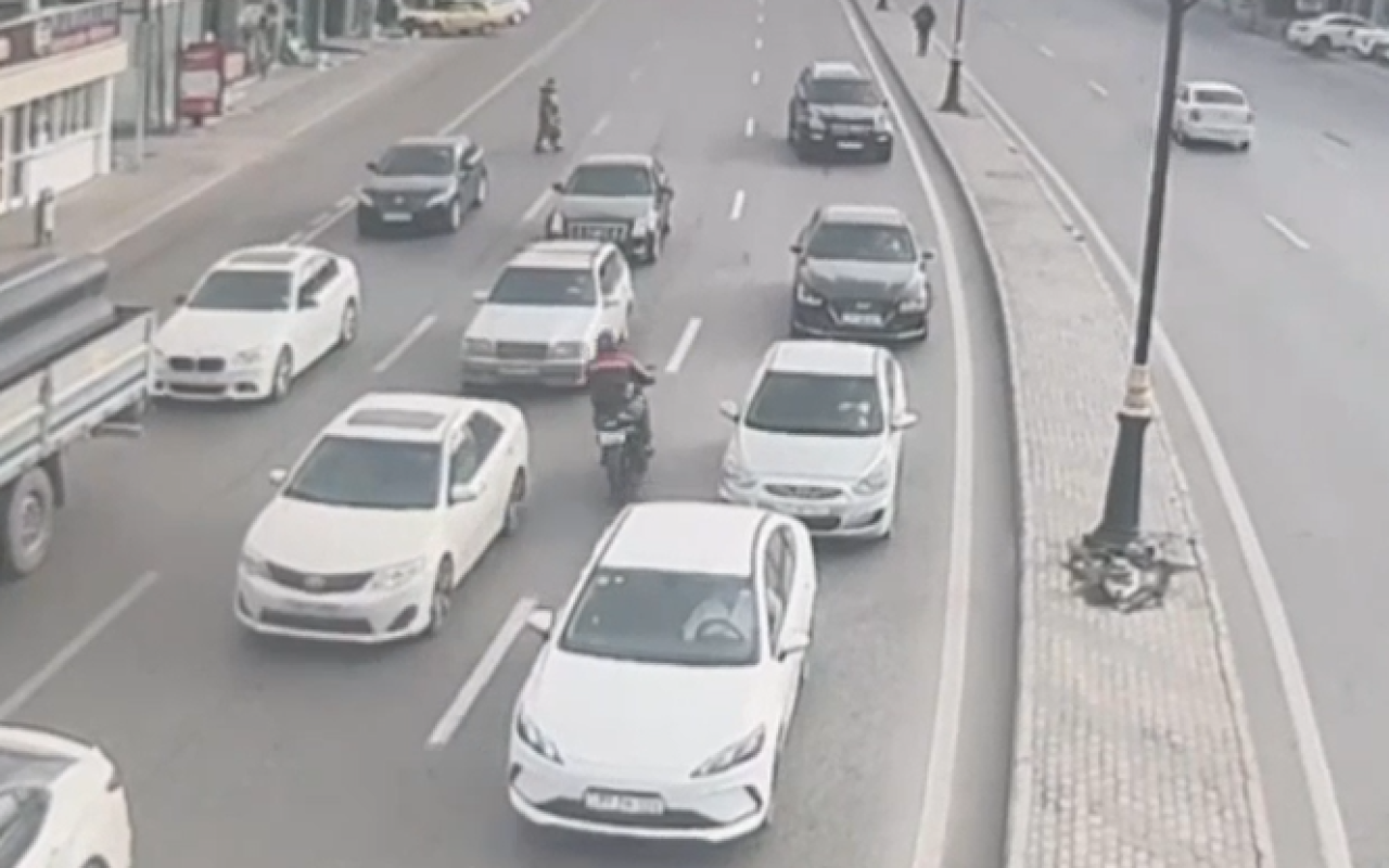 Avtoxuliqanlıq edən sürücü həbs edildi - VİDEO