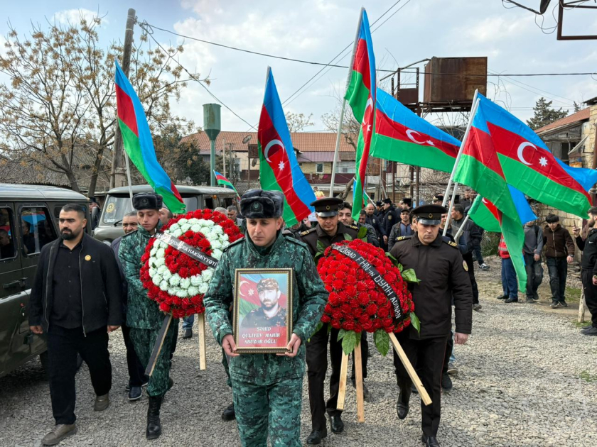 İtkin şəhid Cəlilabadda dəfn edildi - FOTOLAR