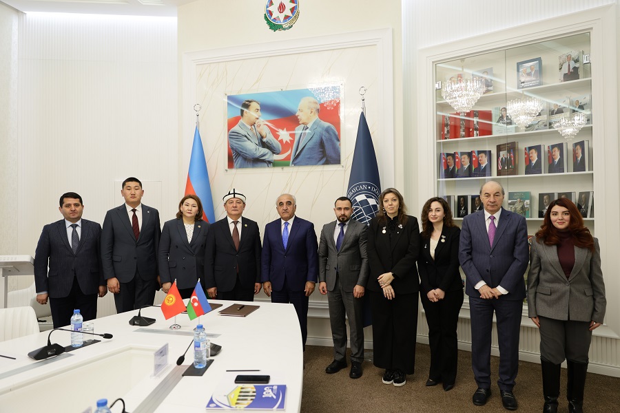 UNEC-lə Qırğız Milli Universiteti arasında müqavilə imzalandı - FOTO