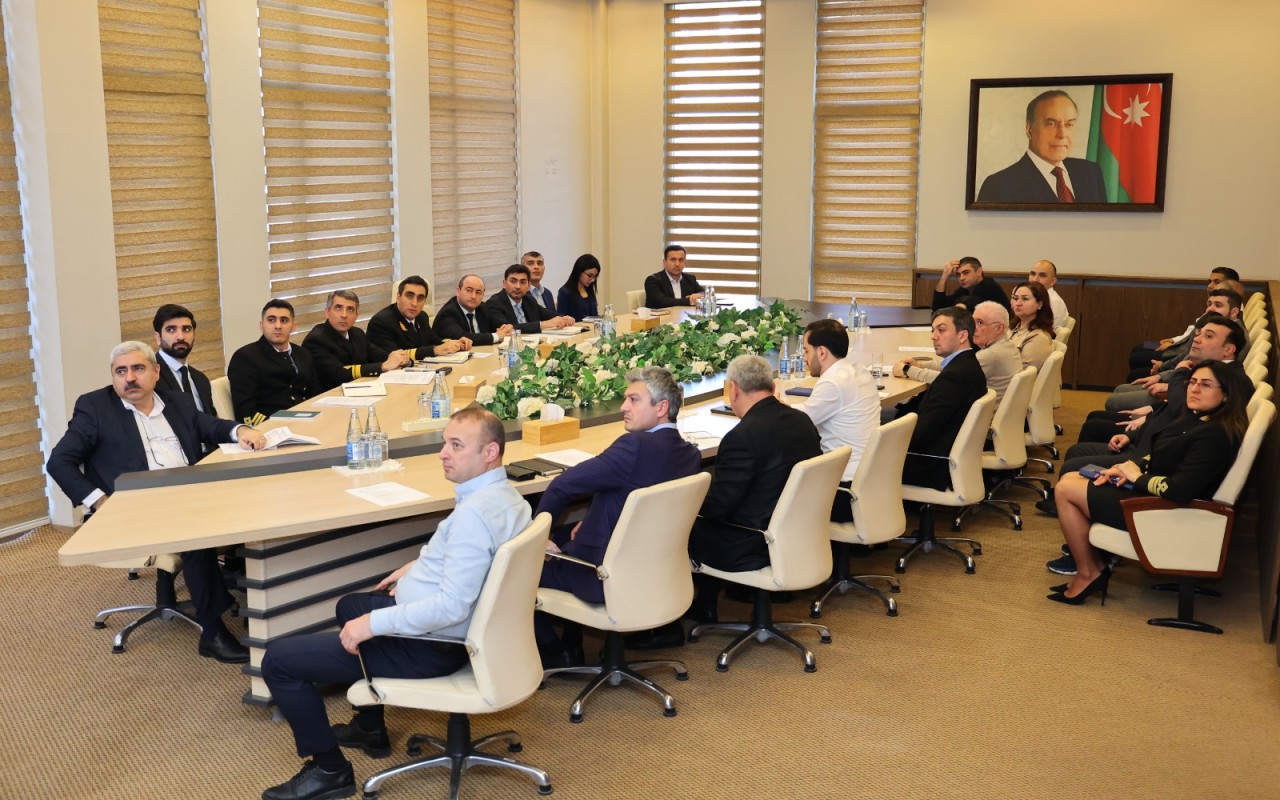 Gəmiçilik sahəsi müzakirə edildi -&nbsp;FOTOLAR