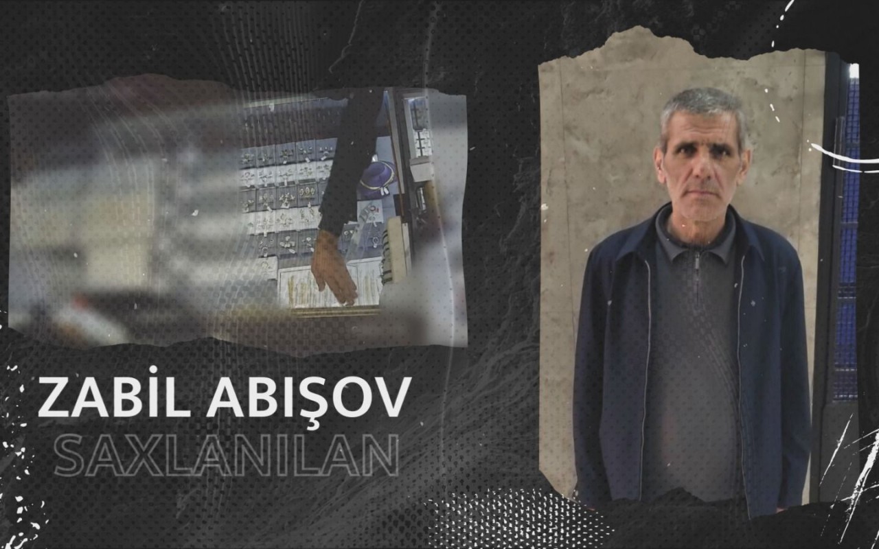 Bakıda zərgərlik mağazasından oğurluq edildi&nbsp;- VİDEO