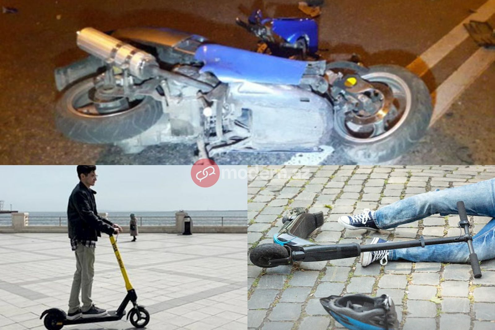 Azərbaycanda skuter qəzası ölümlə nəticələnib -&nbsp;RƏSMİ