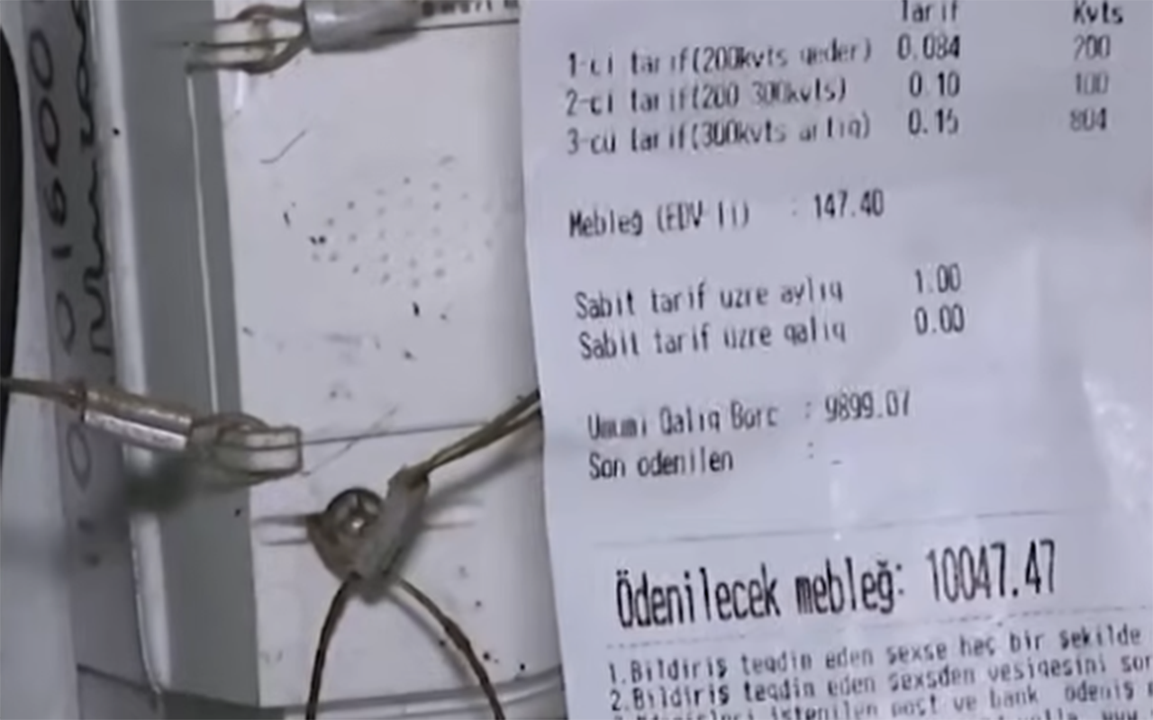 Köçkünün zəbt etdiyi evə 10 min&nbsp;işıqpulu&nbsp;borcu yazılıb - VİDEO