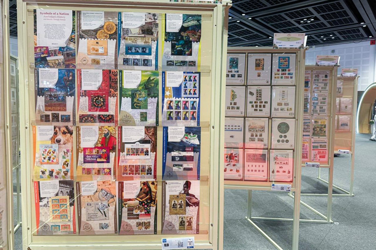 Azərbaycan markaları beynəlxalq sərgidə - FOTOLAR