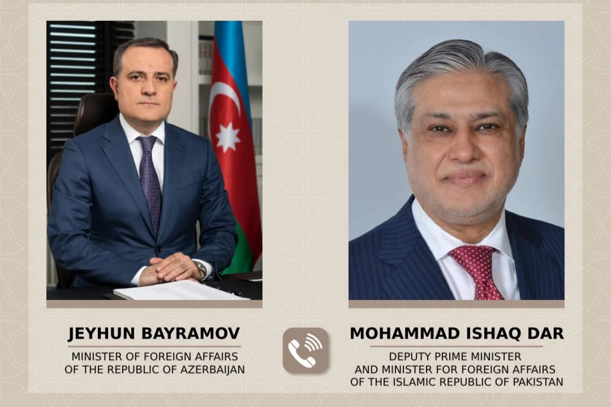 Ceyhun Bayramov Məhəmməd İshaq Dar ilə telefonla danışıb