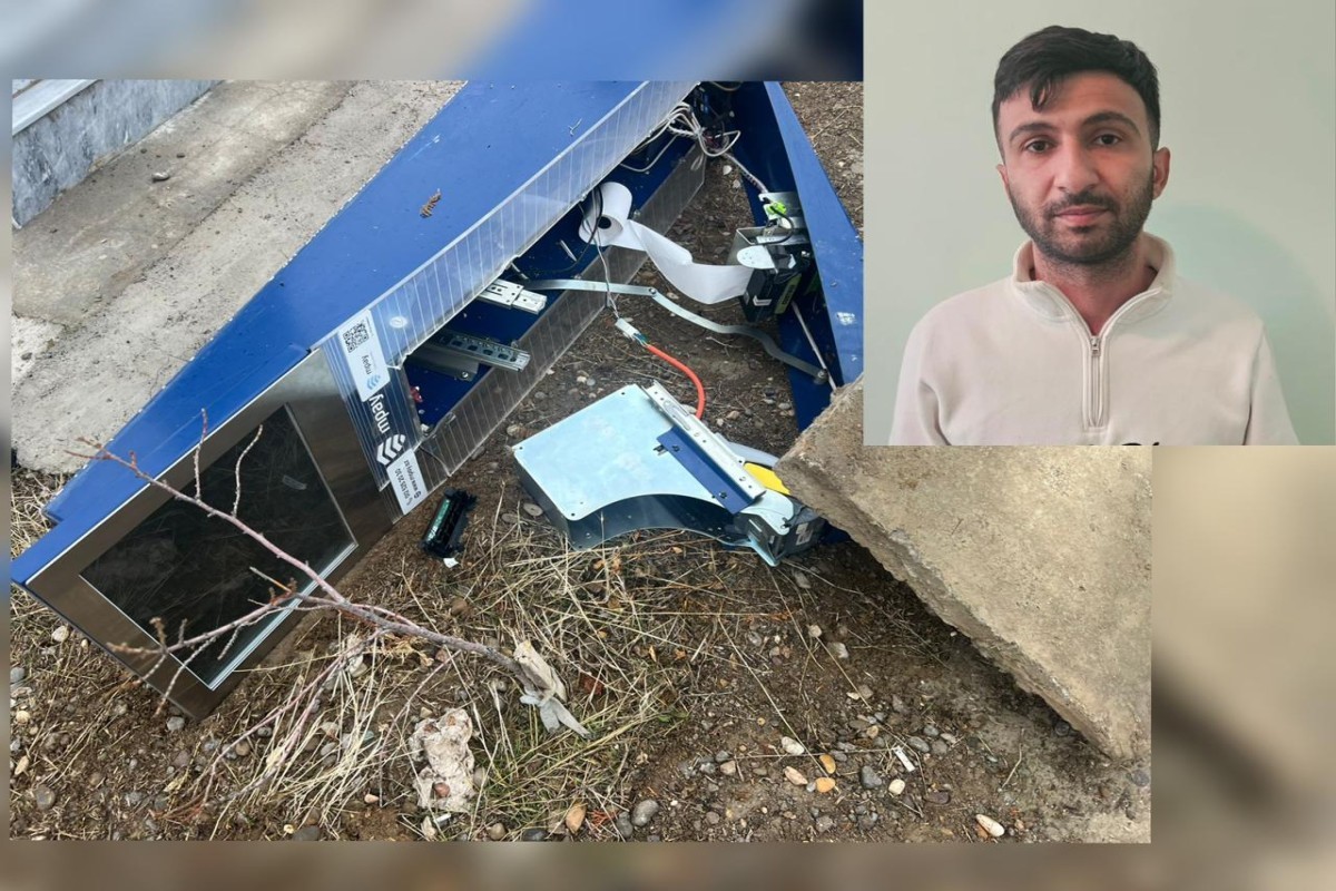 Naxçıvanda ödəmə terminalı oğurlandı