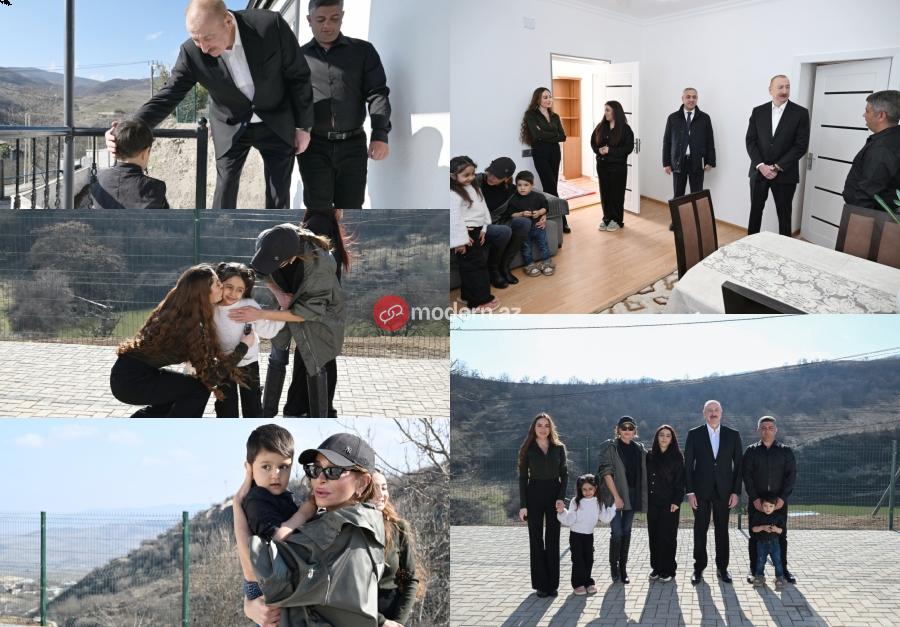 Prezidentin qonaq getdiyi Xocalı sakini:&nbsp;"Sevincimizin həddi-hüdudu yoxdur"