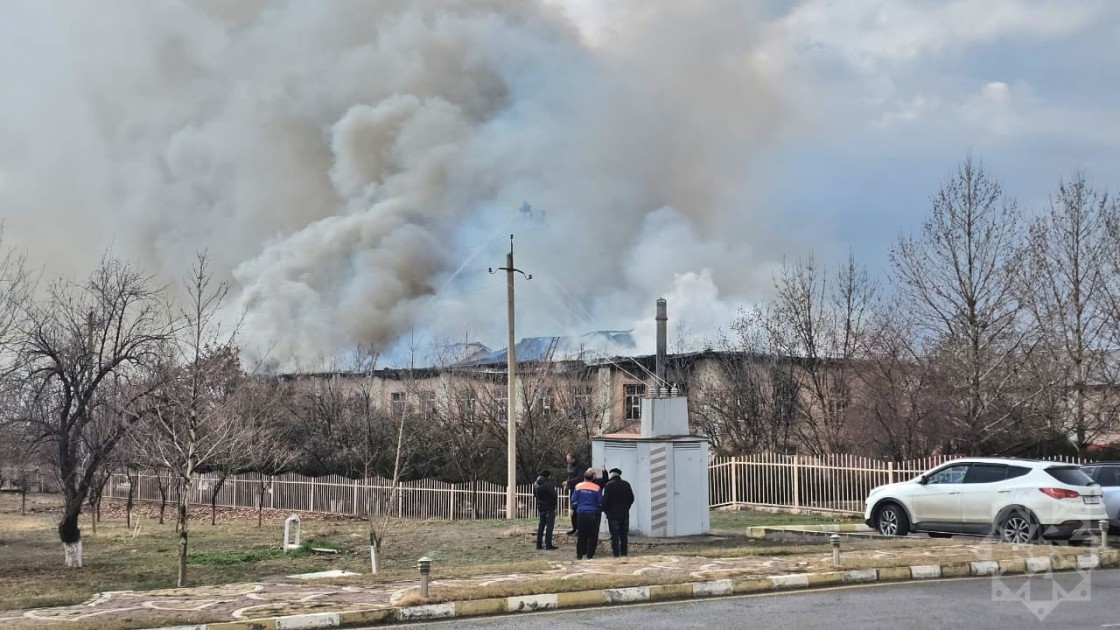 Naxçıvanda hərbi hissədə YANĞIN