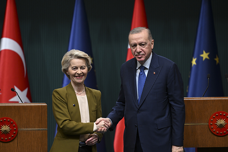 Erdoğan&nbsp;discussed Iran with the President of the European Commission