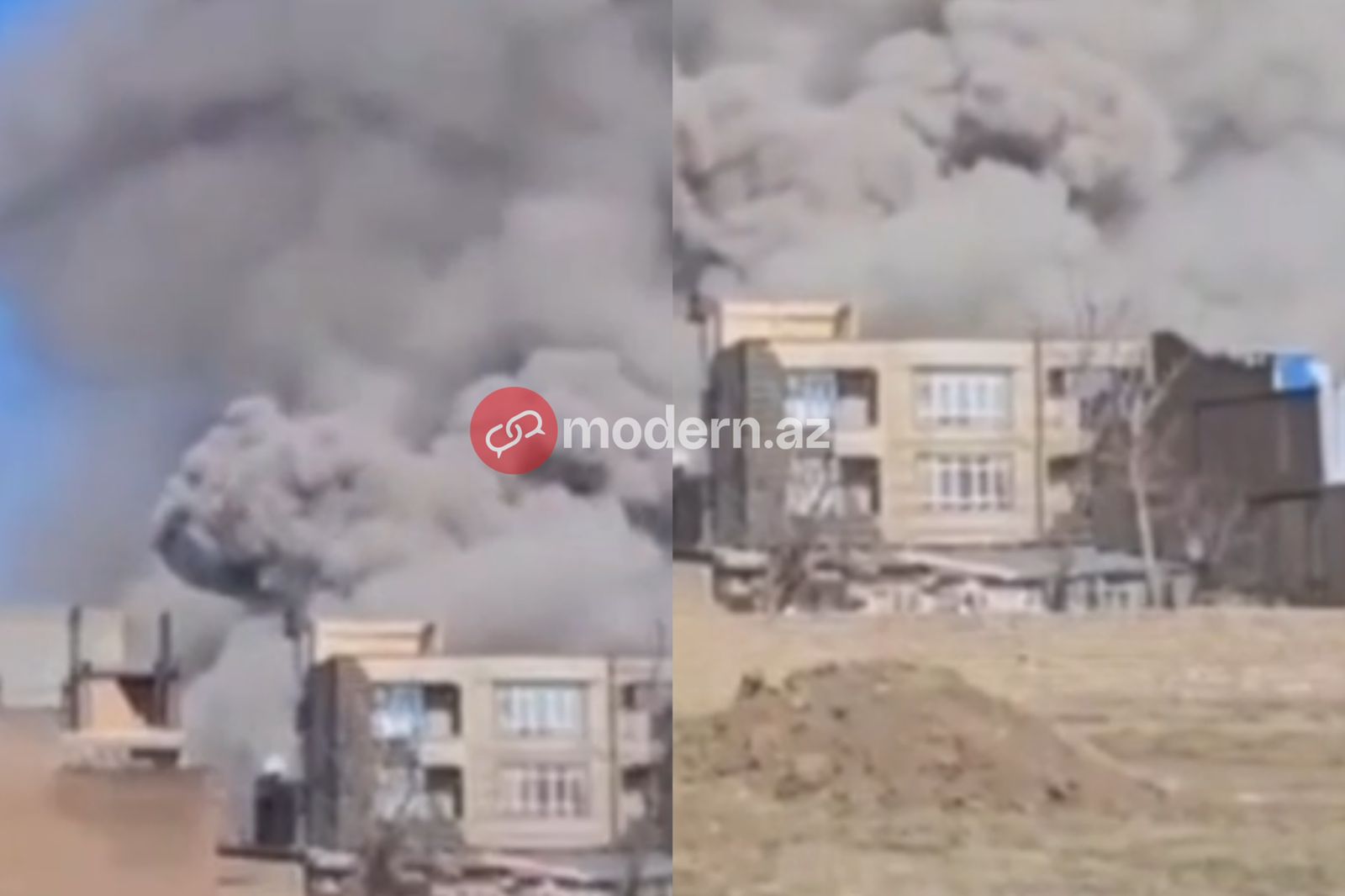 Güney Azerbaycan'da SEPAH karargahı&nbsp;vuruldu - VİDEO