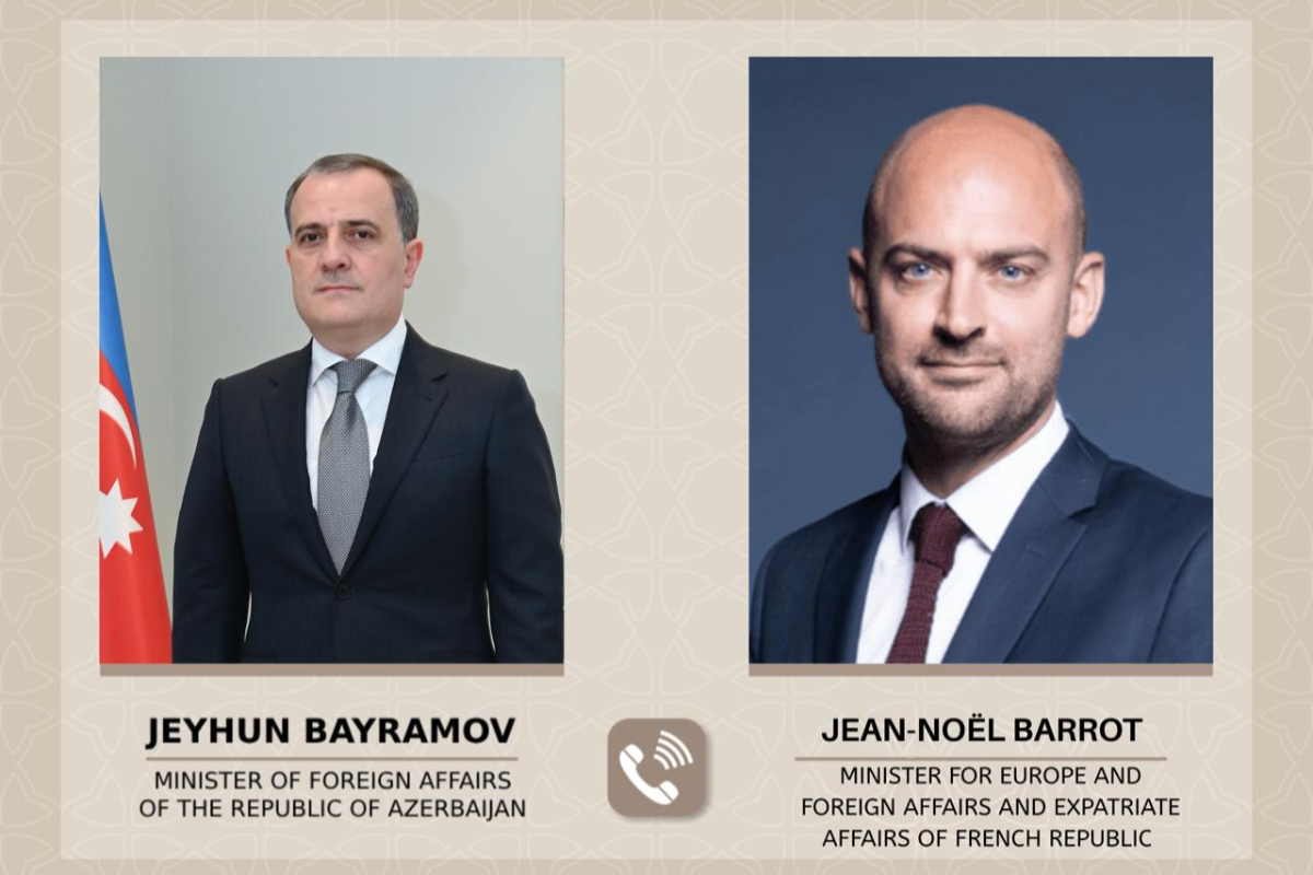 Ceyhun Bayramov Fransız mevkidaşı ile görüştü