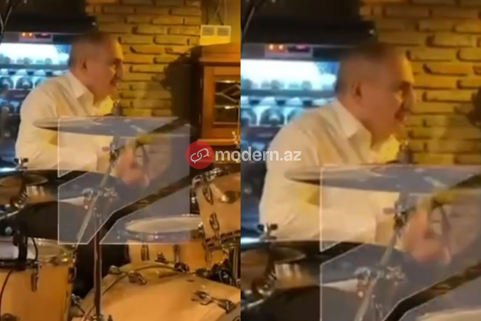 Paşinyan səhnəyə çıxdı - barabanda ifa etdi - VİDEO