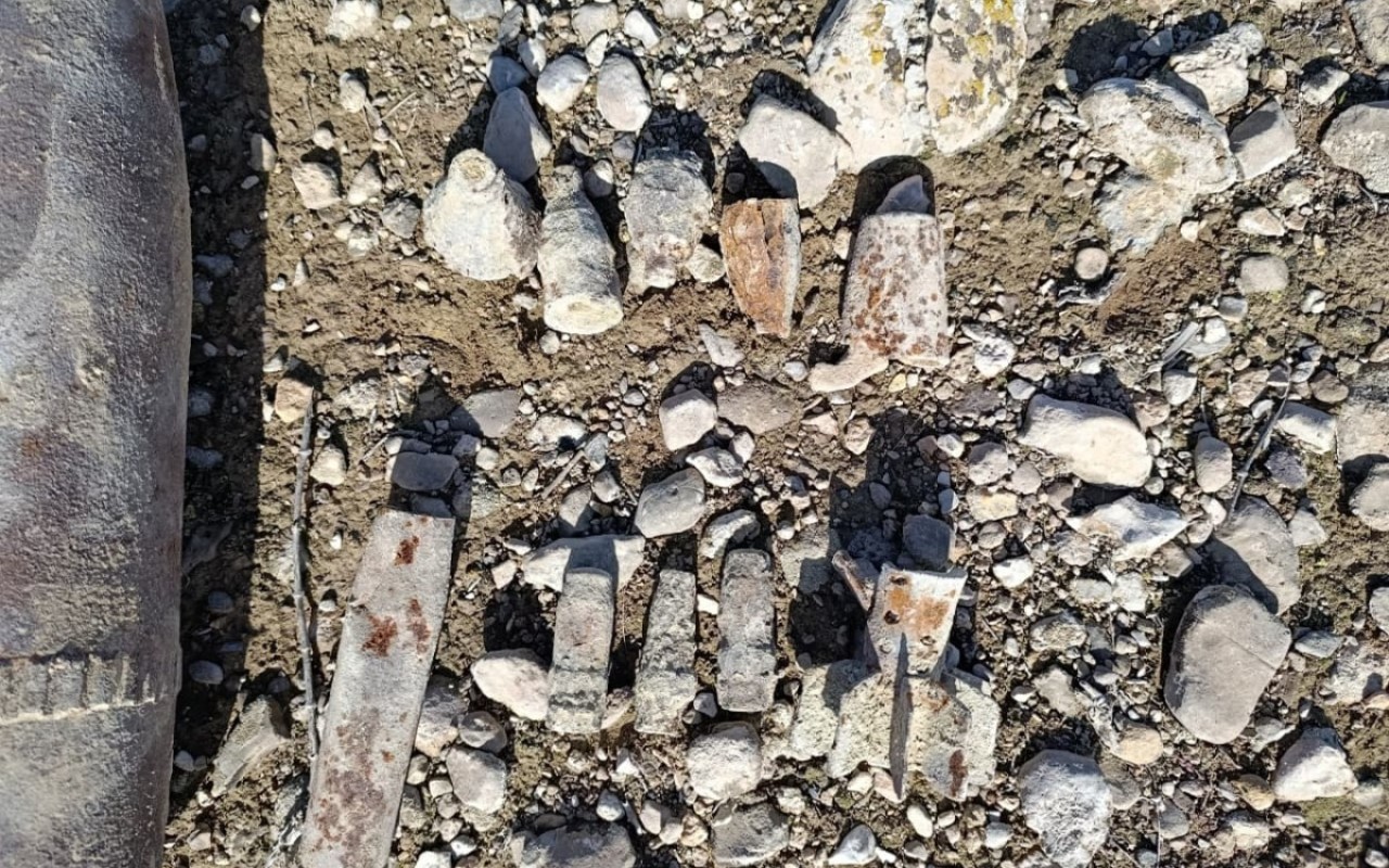 Naxçıvanda hərbi sursatlar aşkar edildi&nbsp;- VİDEO