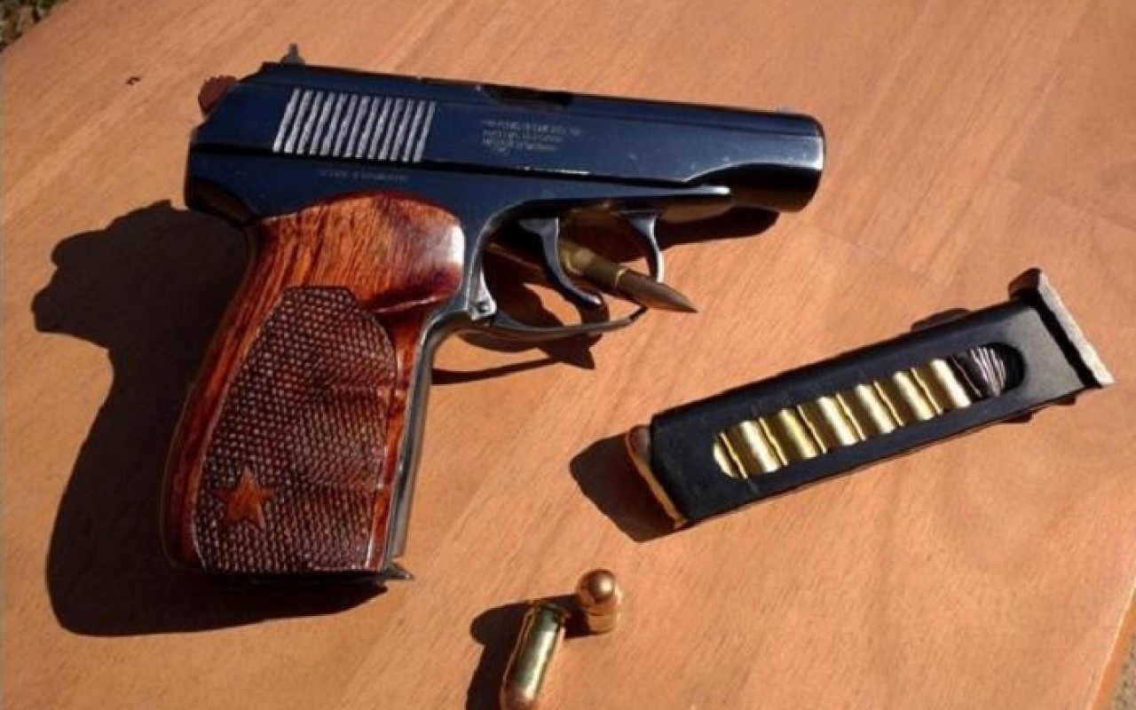 Şirvanda tutulan şəxsdən tapança aşkarlandı