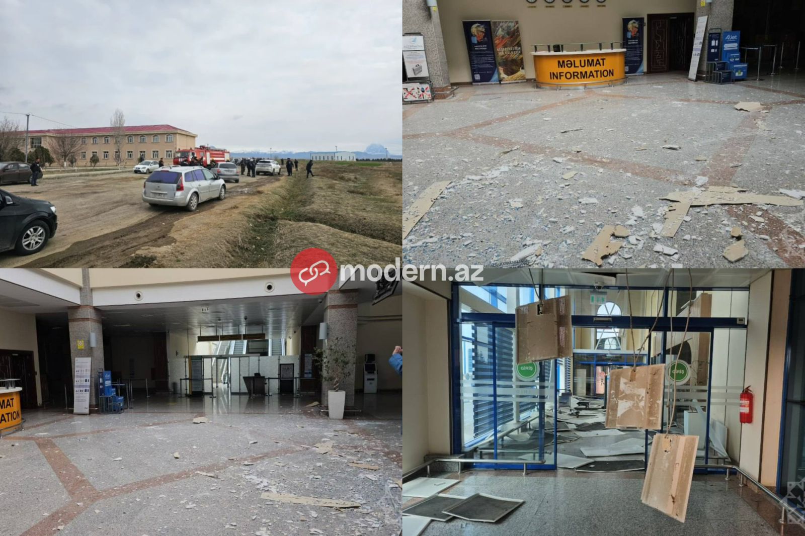 Naxçıvan hava limanı bu hala düşdü - VİDEO